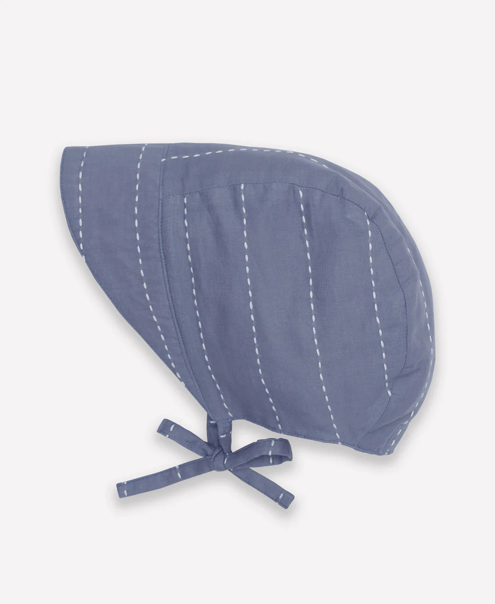Brimmed Baby Bonnet - Slate - Image 3