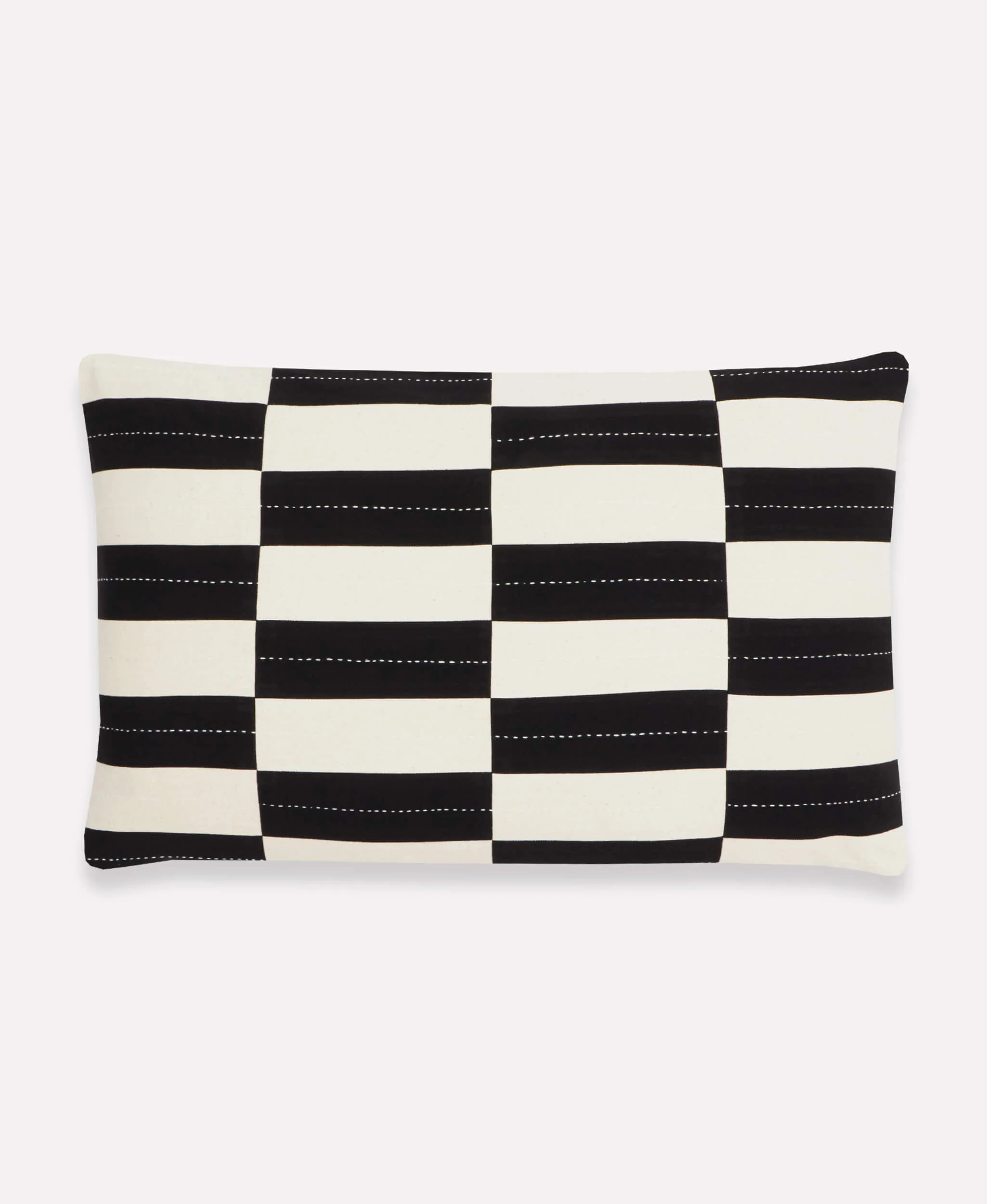 Checkered Lumbar Pillow - Image 16