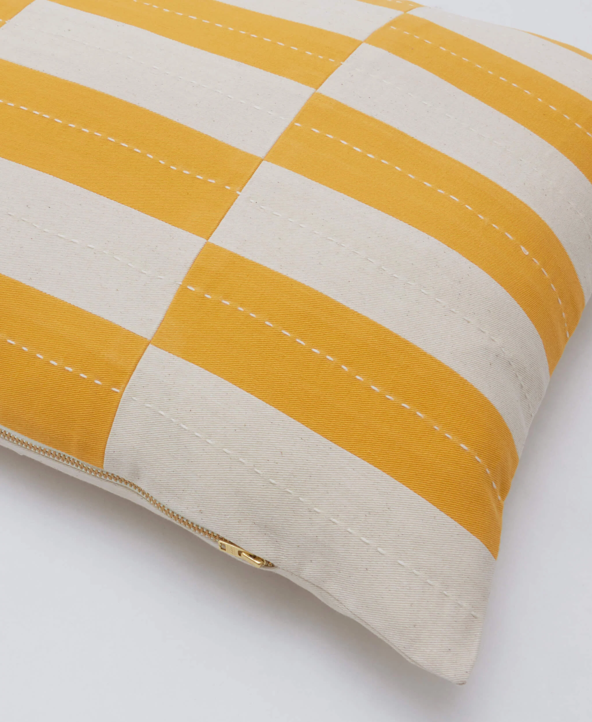 Checkered Lumbar Pillow - Image 3