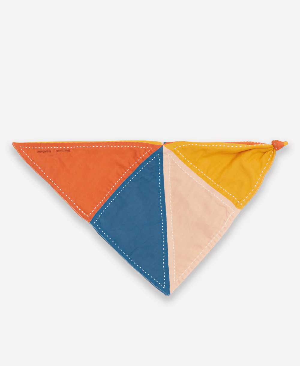Colorblock Bandana Baby Bib - Image 4