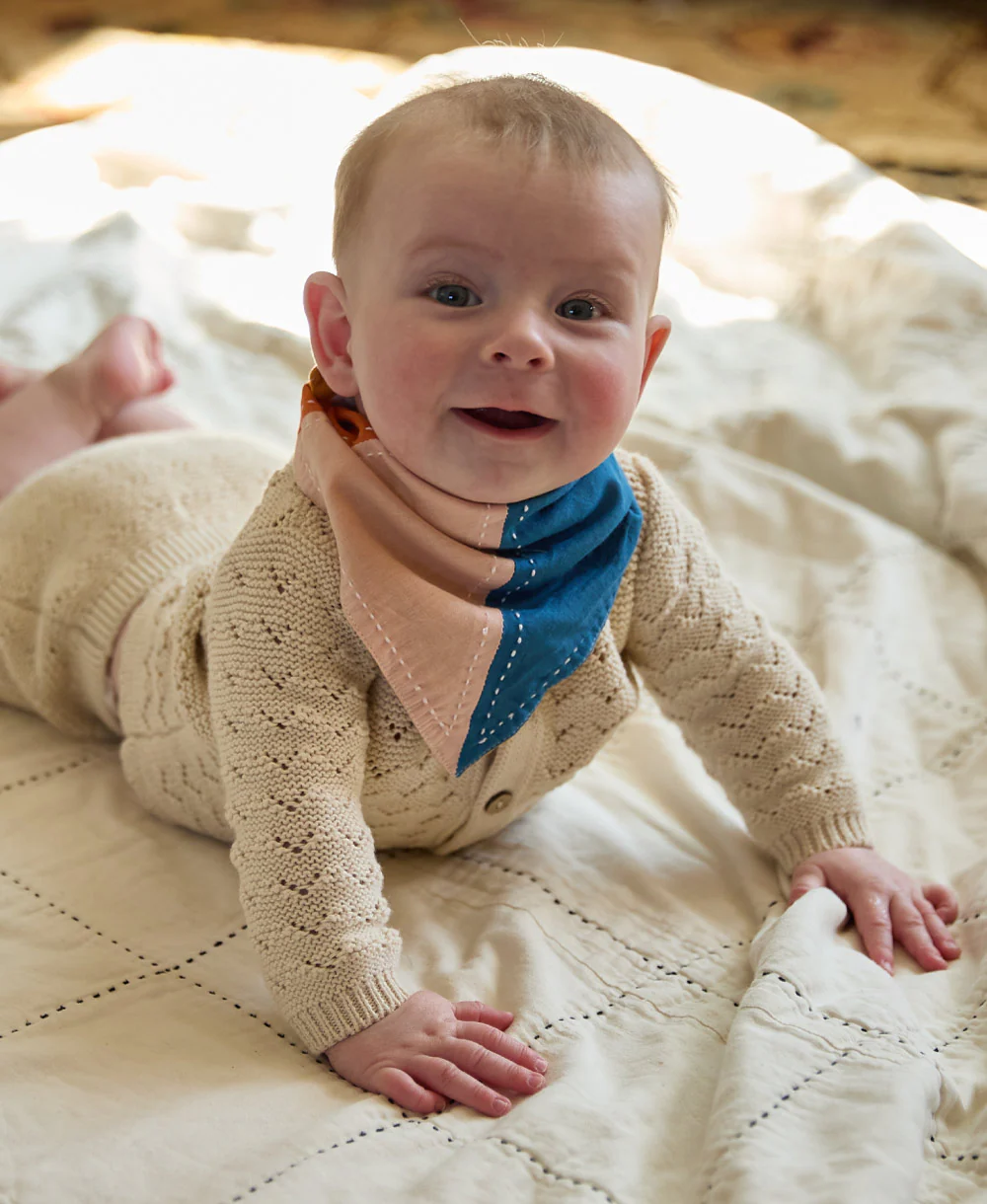 Colorblock Bandana Baby Bib - Image 6