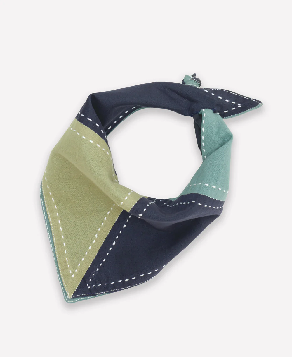 Colorblock Bandana Baby Bib - Image 8