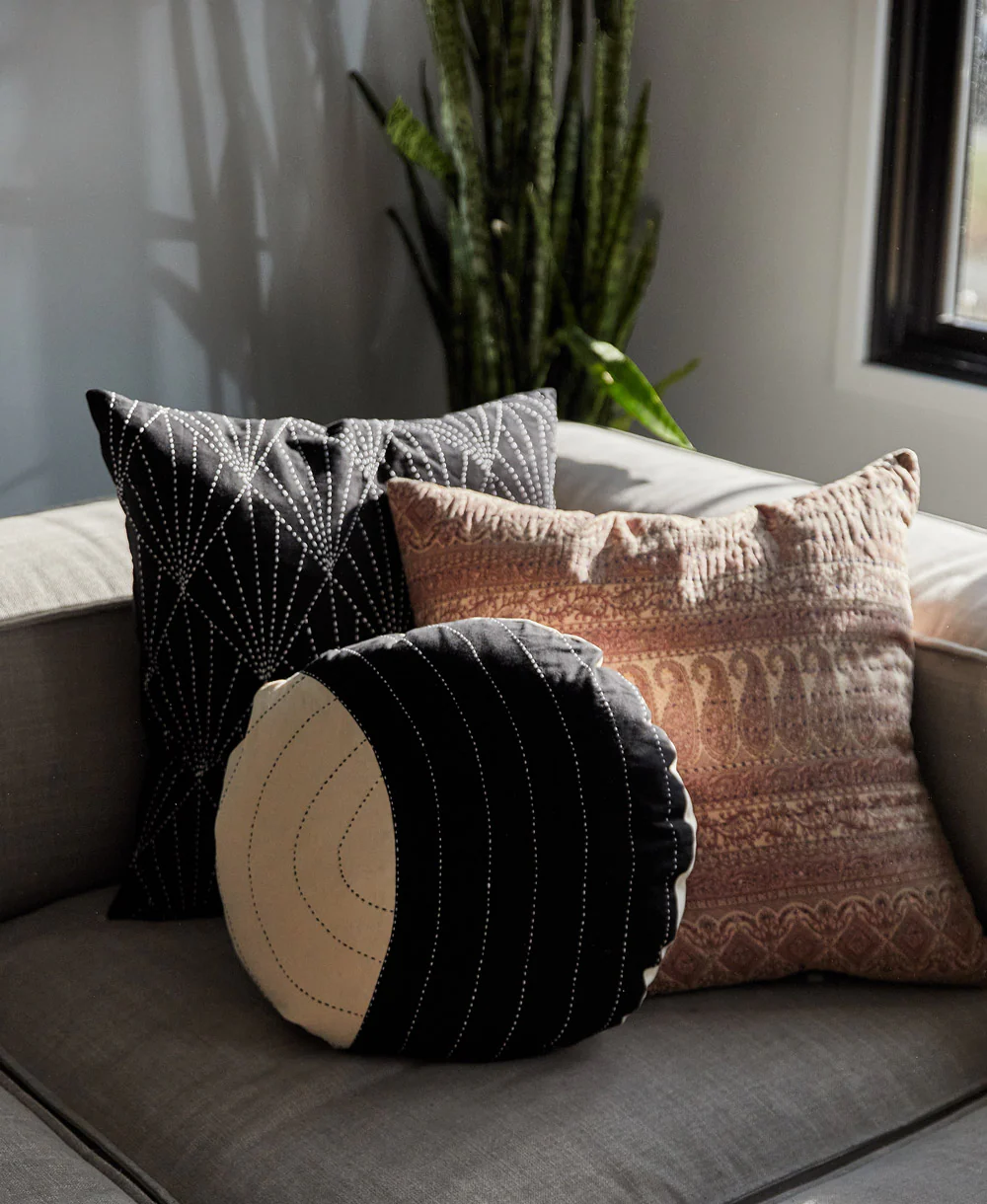 Crescent Round Pillow - Image 4