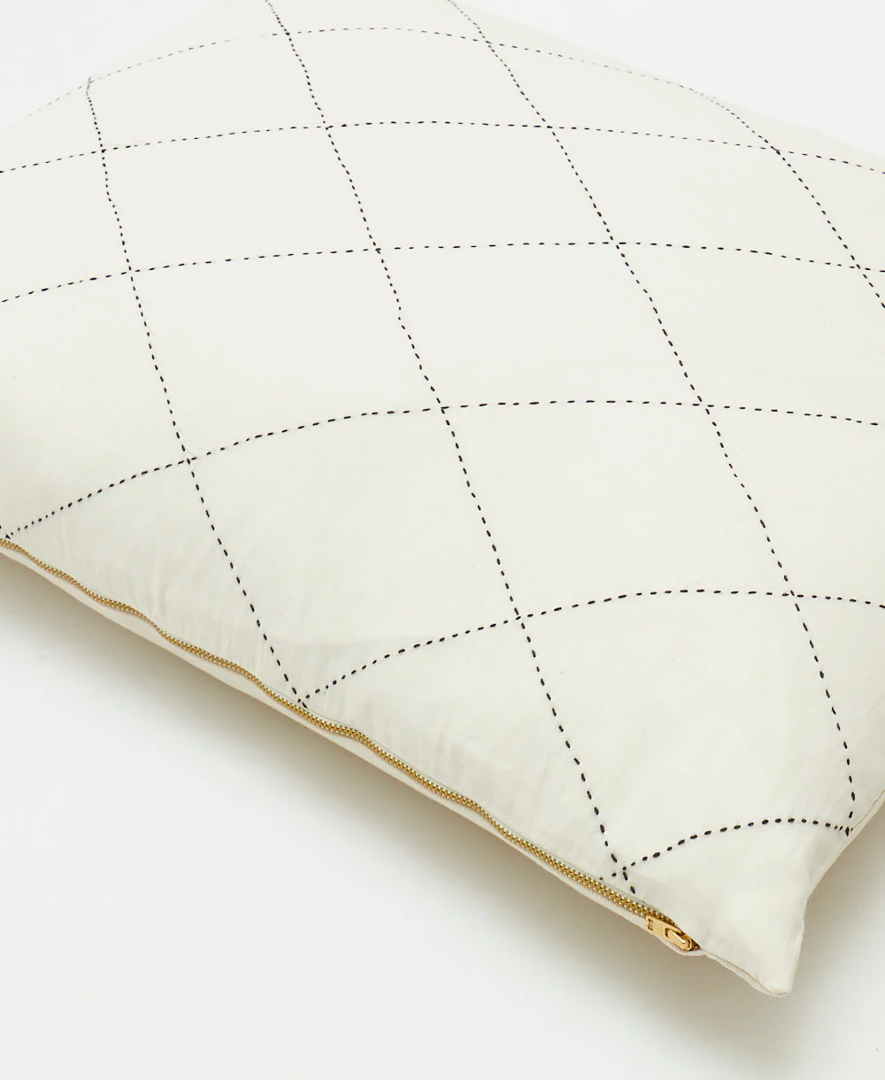 Diamond-Stitch Pillow Sham - Image 3