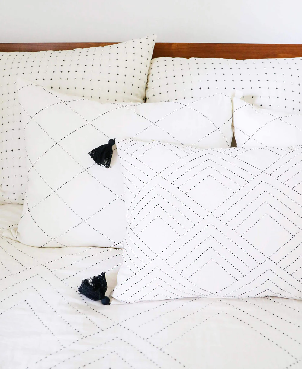 Diamond-Stitch Pillow Sham - Image 5