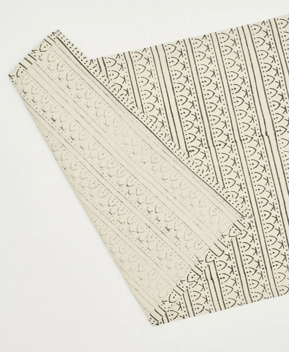 Graphic Block Print Cotton Placemats - Set of 2 - Image 6