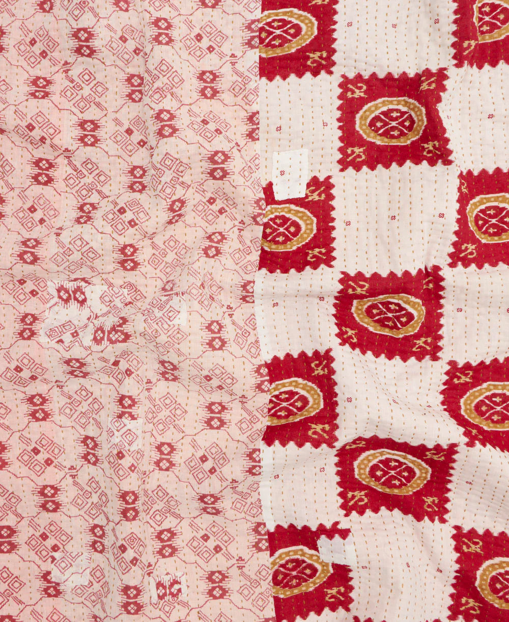 Kantha Quilt Throw - No. 250804 - Image 4