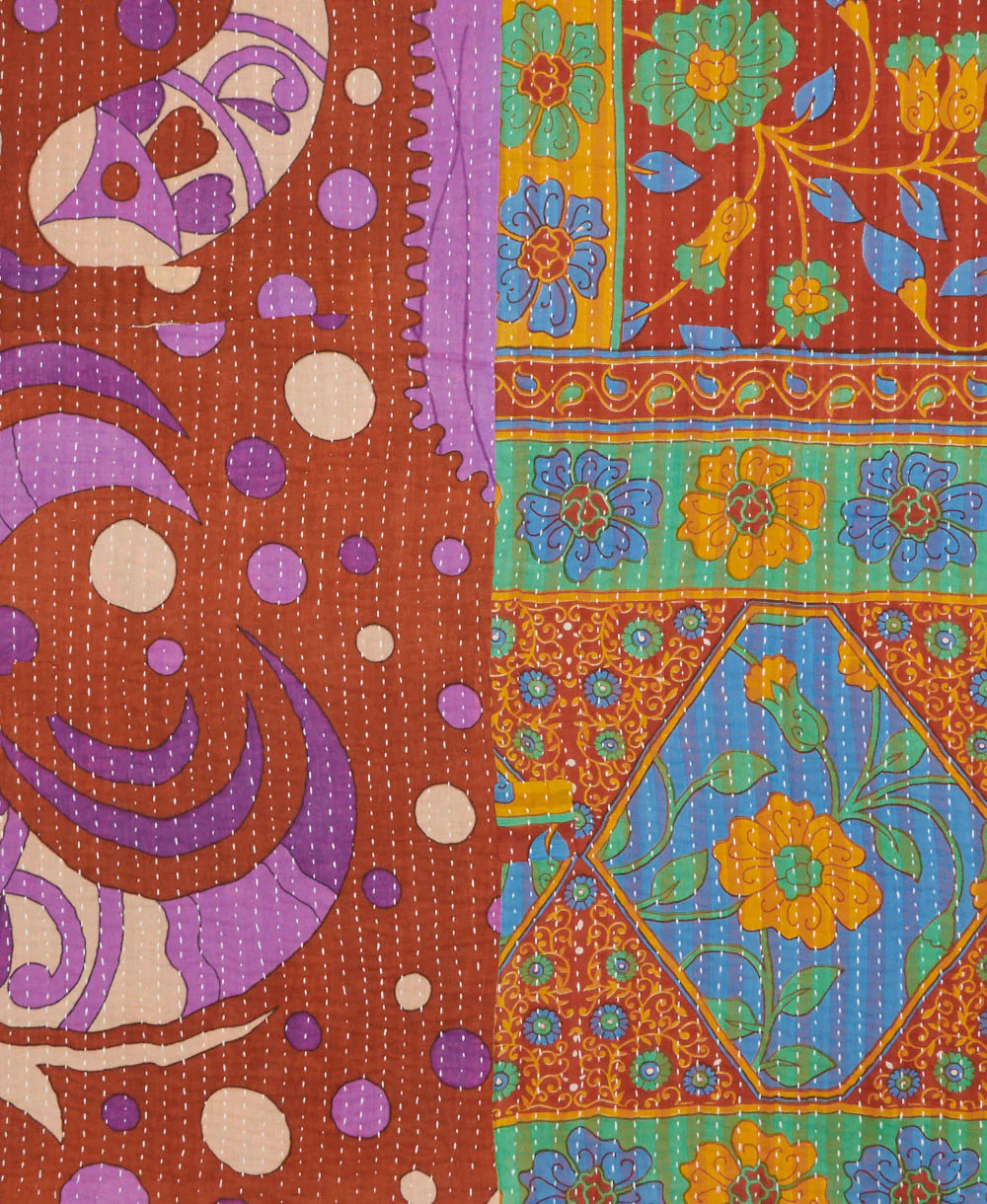 Kantha Quilt Throw - No. 260202 - Image 3