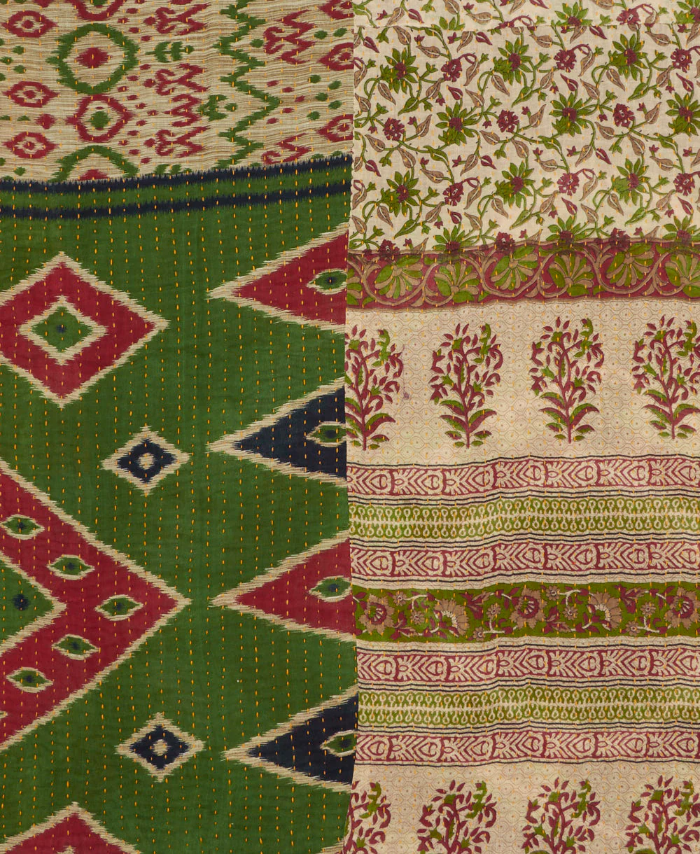 Kantha Quilt Throw - No. 260203 - Image 3