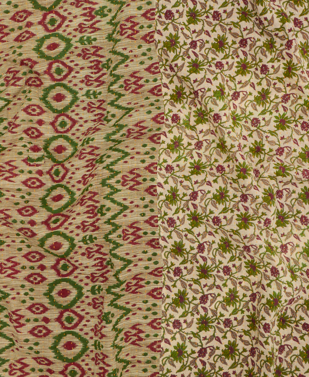 Kantha Quilt Throw - No. 260203 - Image 4