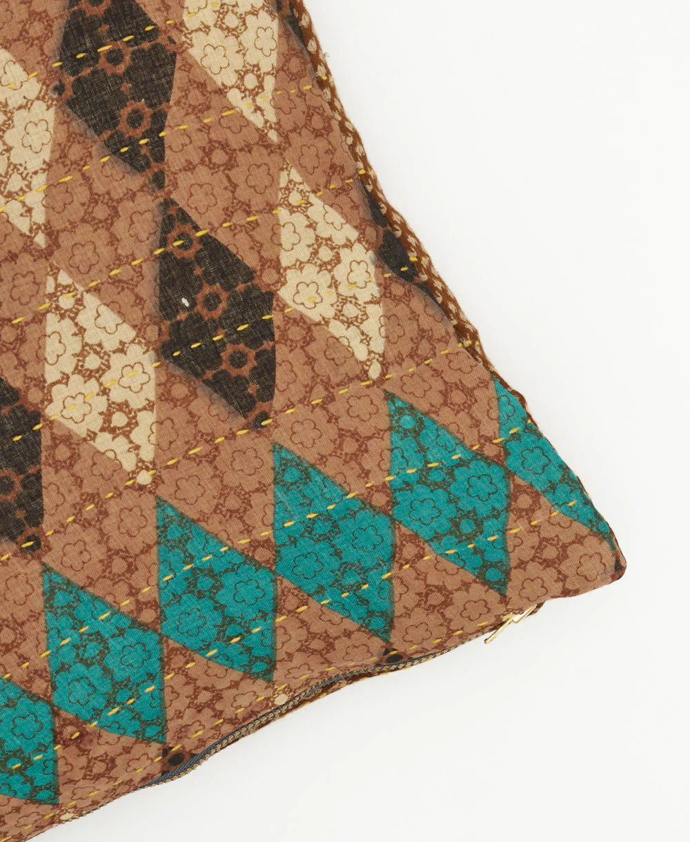 Kantha Small Pillow - No. 240510 - Image 3