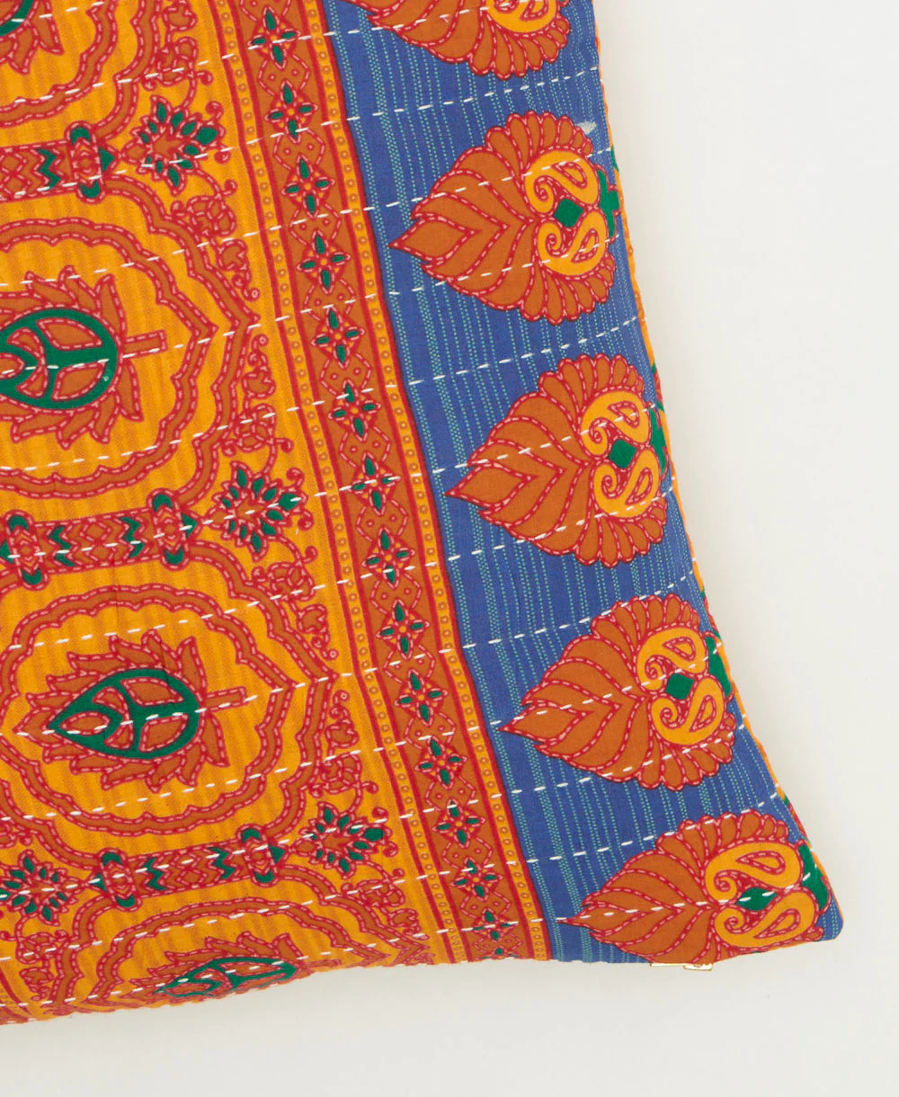 Kantha Throw Pillow - No. 260113 - Image 3