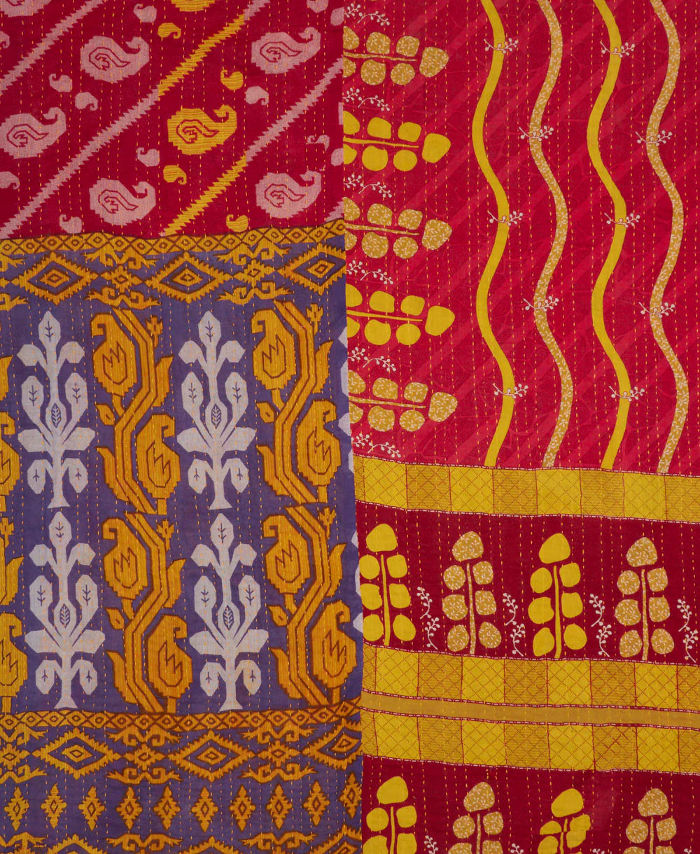 King Kantha Quilt Bedding - No. 250107 - Image 3