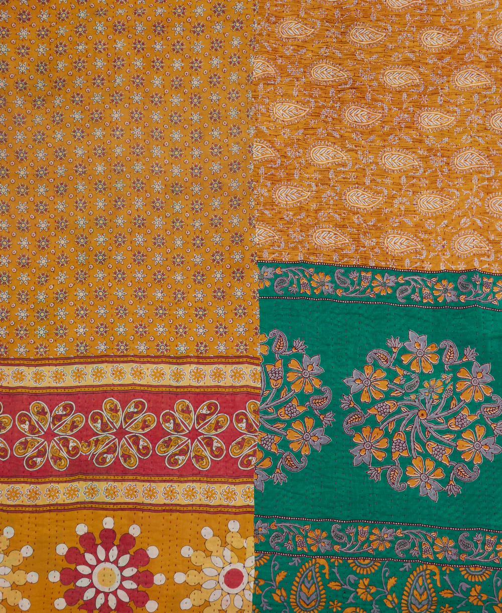 King Kantha Quilt Bedding - No. 250303 - Image 4