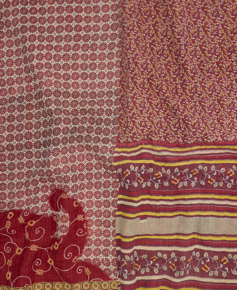 King Kantha Quilt Bedding - No. 250304 - Image 4