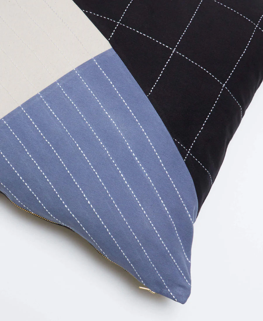 Medium Naari Colorblock Throw Pillow - Image 3
