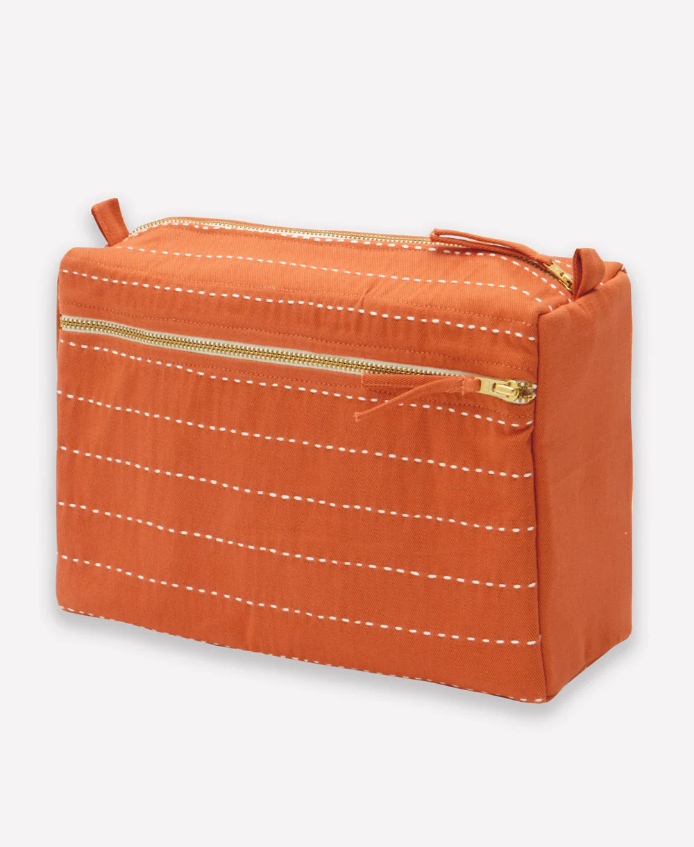 Pin-Stitch Large Toiletry Bag - Image 3