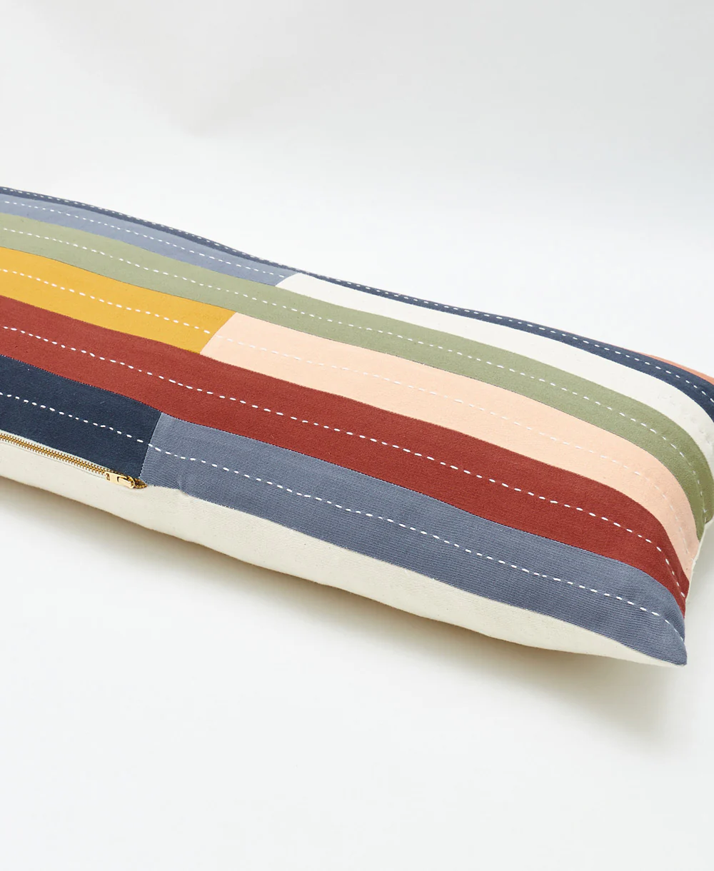 Rainbow Long Lumbar Pillow - Image 4