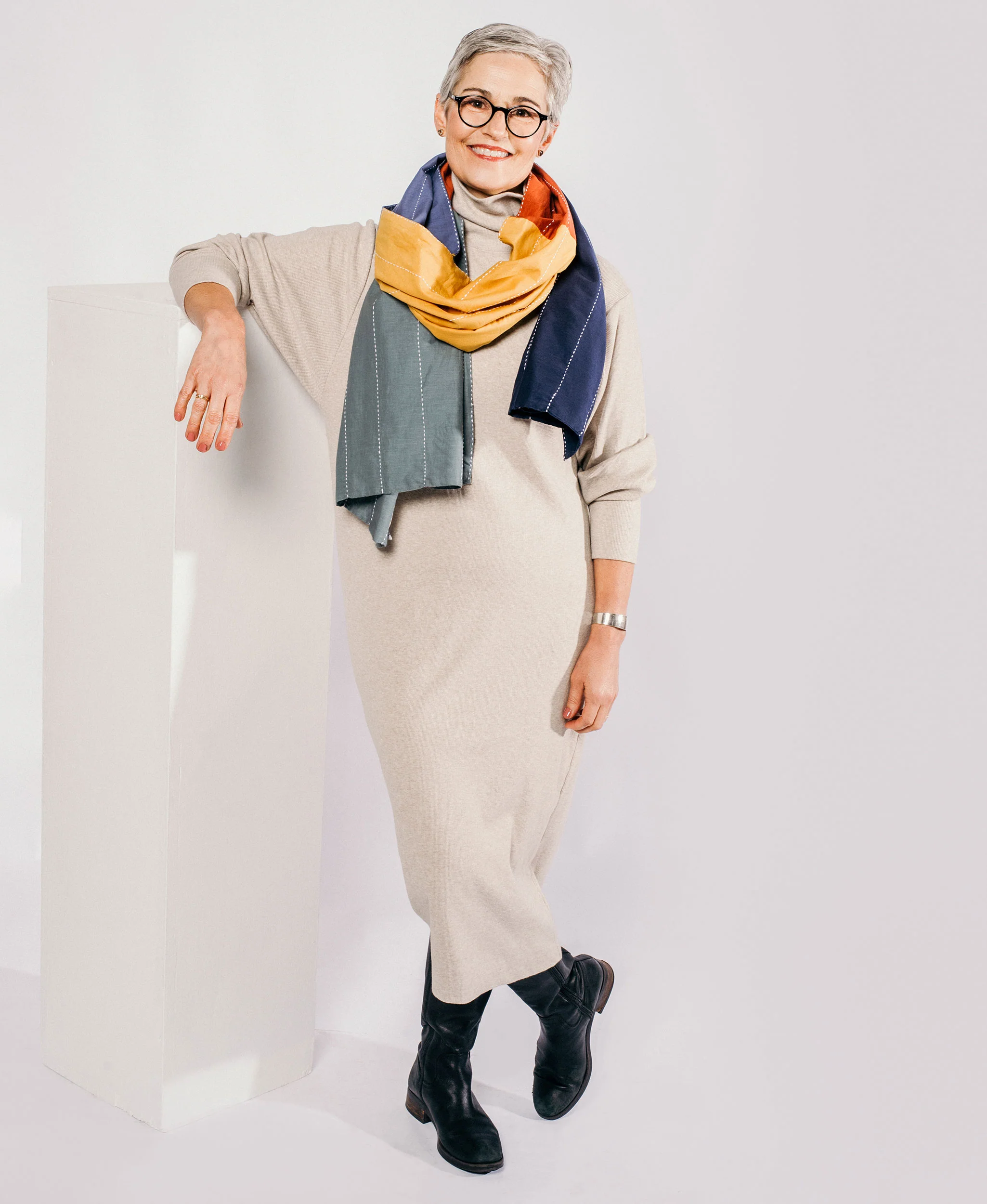Rainbow Long Scarf - Image 5