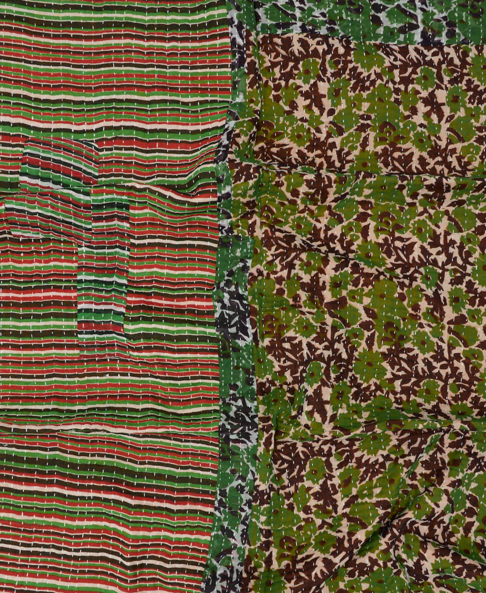 Small Kantha Quilt Throw - No. 240829 - Image 3