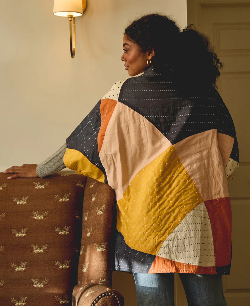 Sunset Cocoon Quilted Jacket - Image 3
