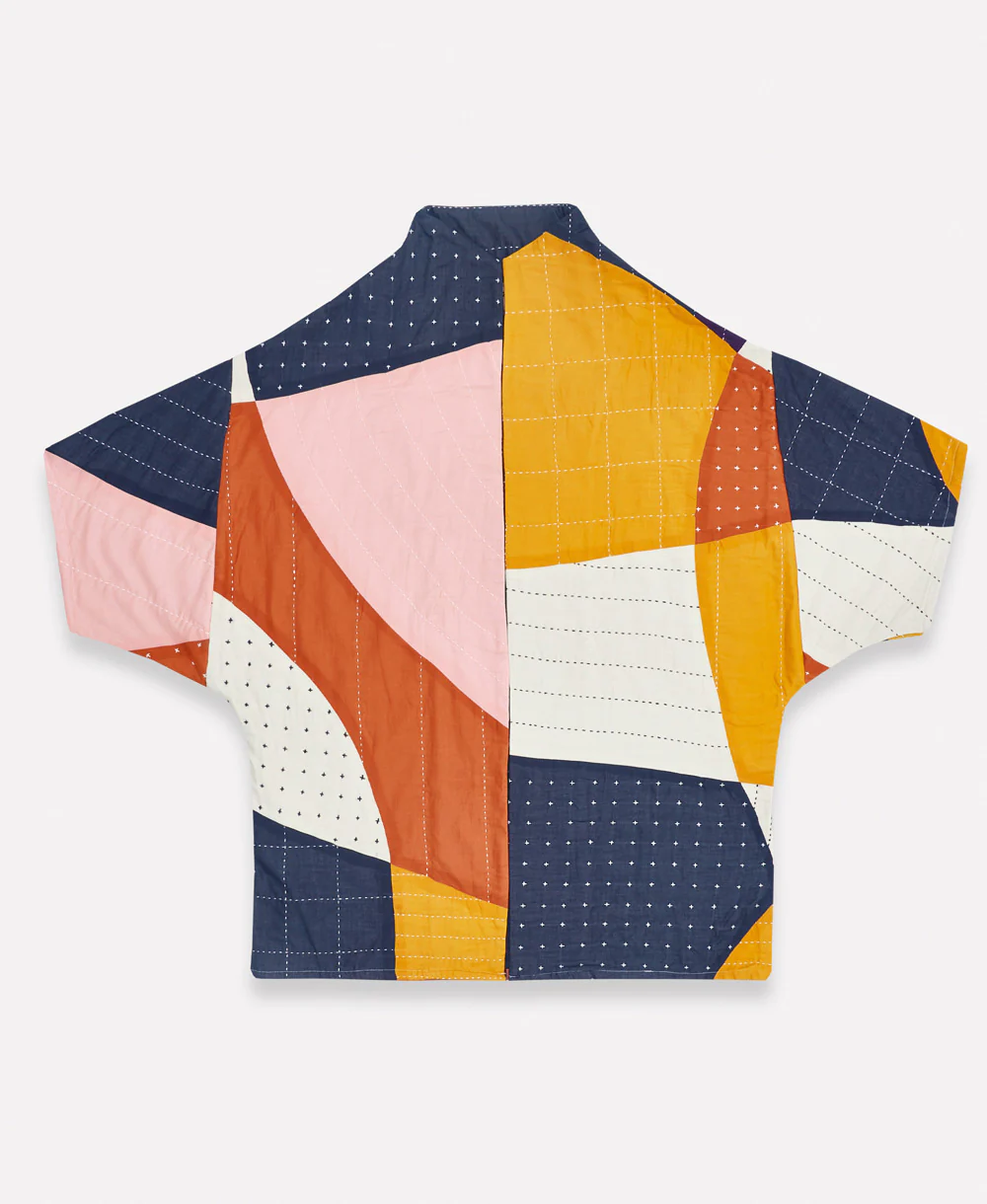 Sunset Cocoon Quilted Jacket - Image 4