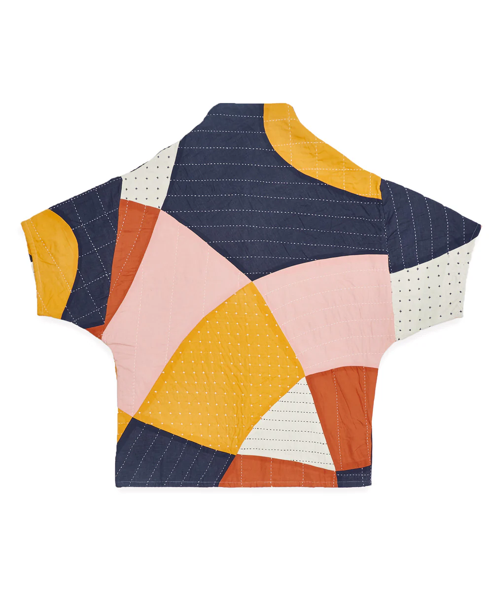 Sunset Cocoon Quilted Jacket - Image 5