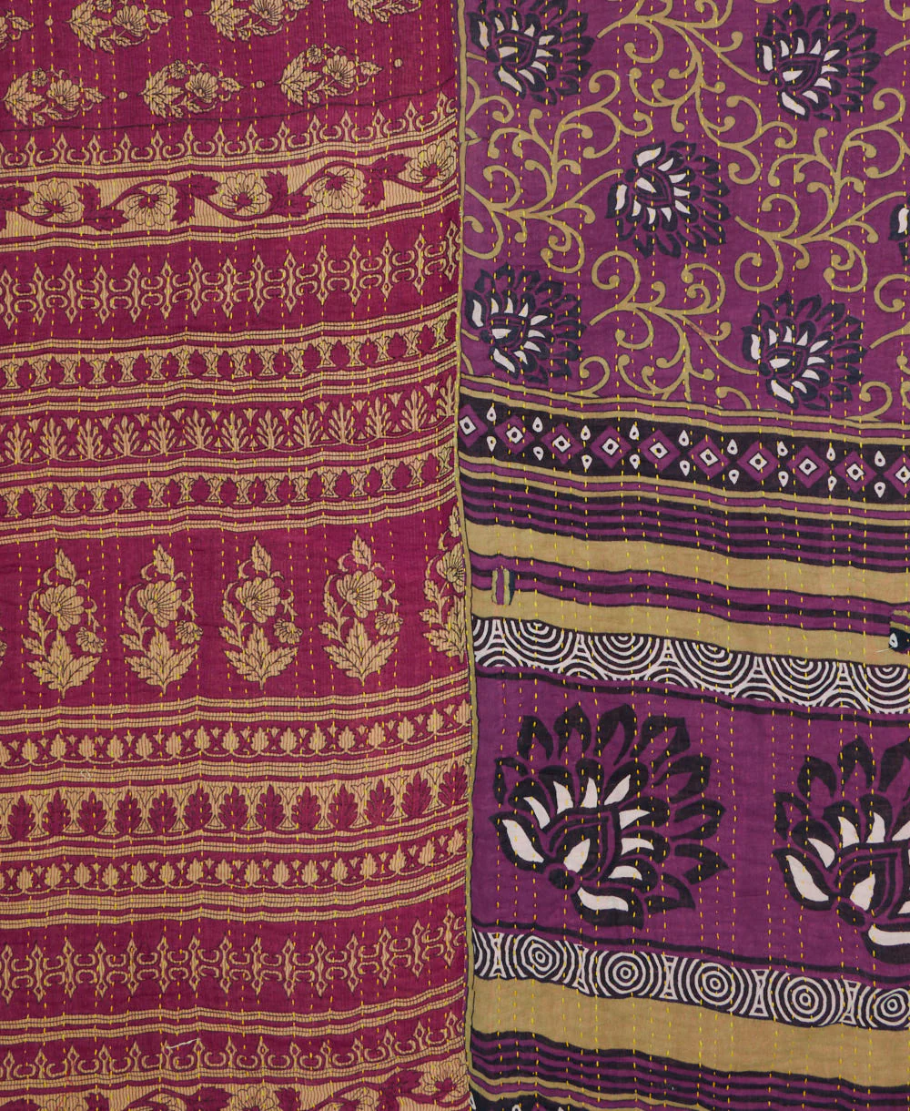 Twin Kantha Quilt Bedding - No. 260112 - Image 3