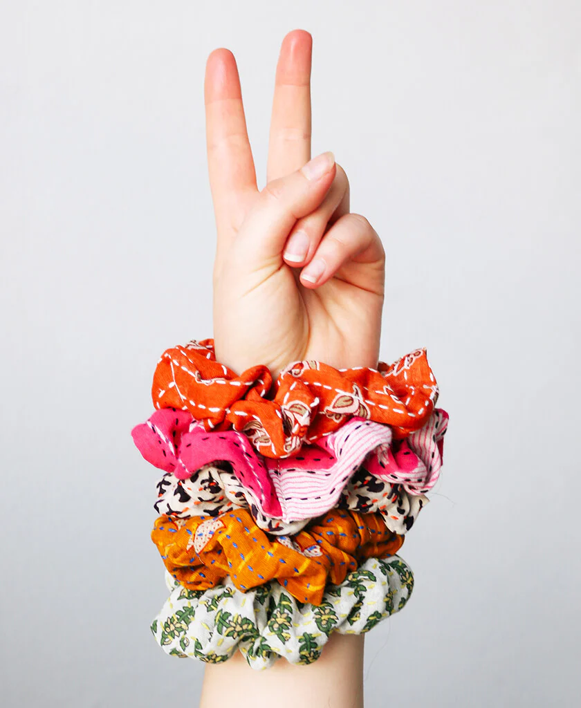 Kantha Scrunchie - Image 6
